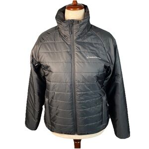 Women’s UNITED BY BLUE Bison Ultralight Packable Zip-Up Jacket Size Medium Black